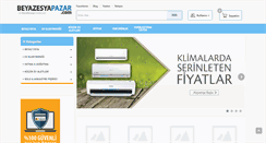 Desktop Screenshot of beyazesyapazar.com