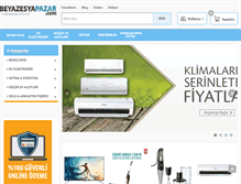 Tablet Screenshot of beyazesyapazar.com